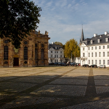 Ludwigsplatz mit Ludwigskirche